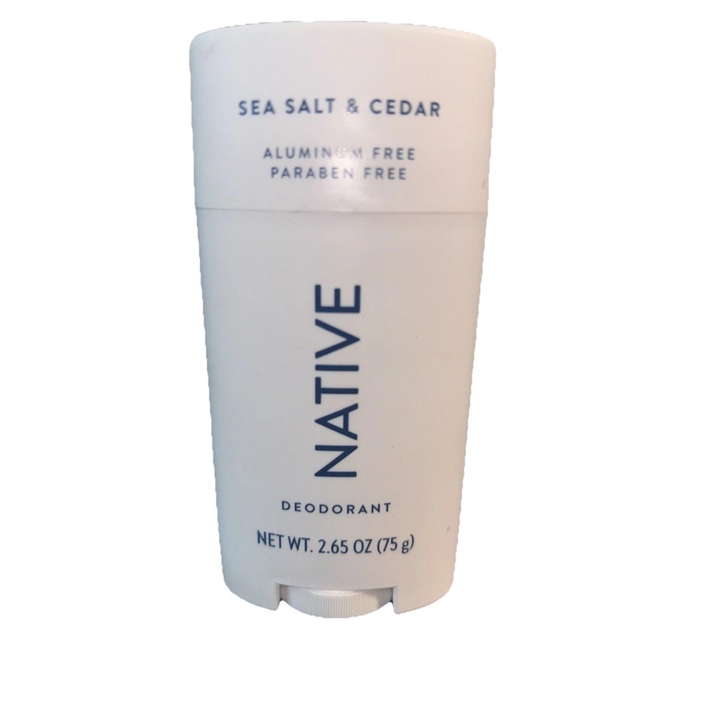 Native Deodorant‎ Sea Salt & Cedar Aluminum Free 2.65 oz
